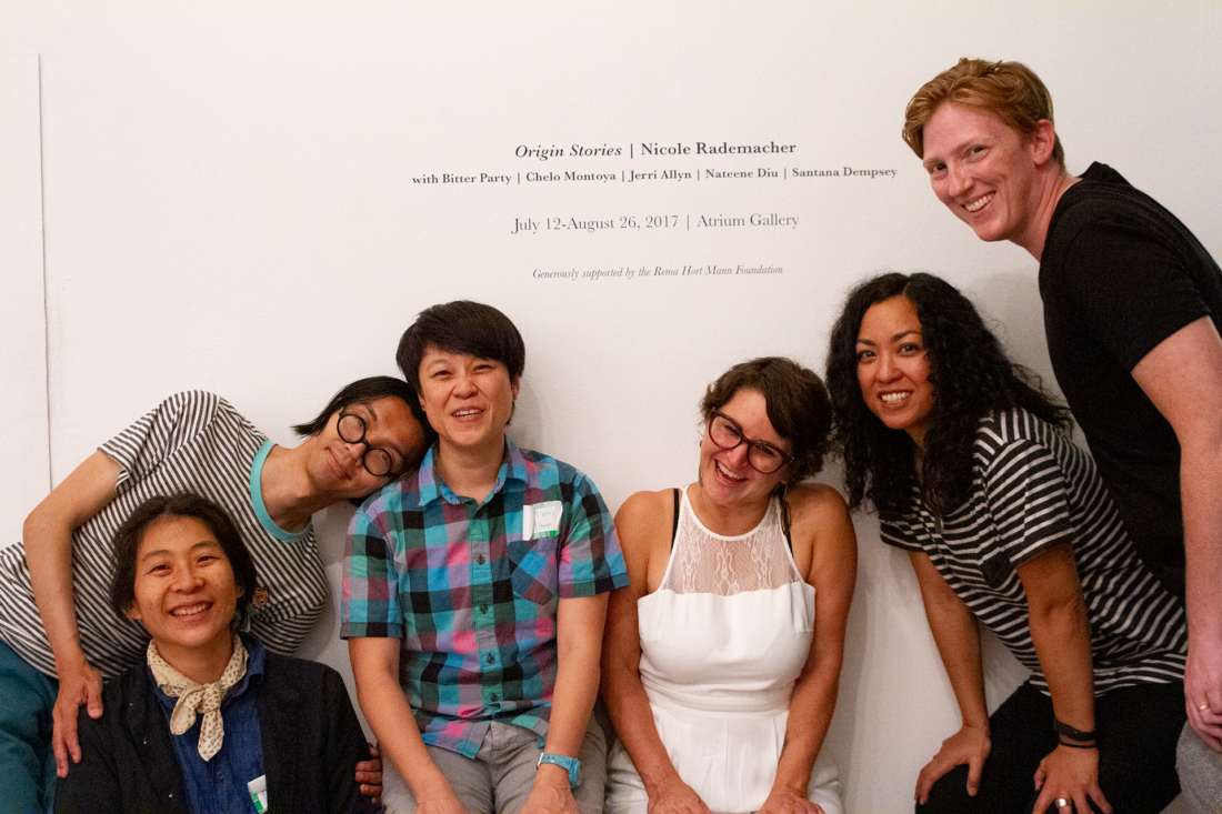 Origin Stories at 18th Street Arts Center with Bitter Party, 2017, a project by artist and adoptee Nicole Rademacher